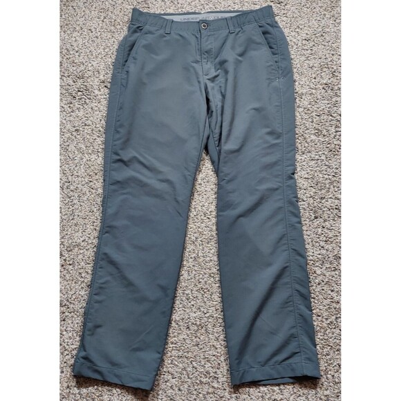 Under Armour Pants Mens 34x30 Gray Match Play Golf Tapered Leg - Picture 1 of 8